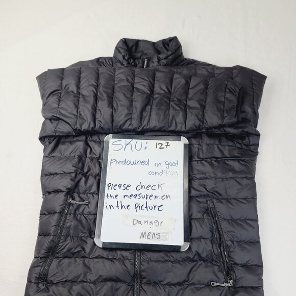 Patagonia Men's Black Down Sweater Thermoball Mock Neck Puffer Jacket Size M - Picture 9 of 9